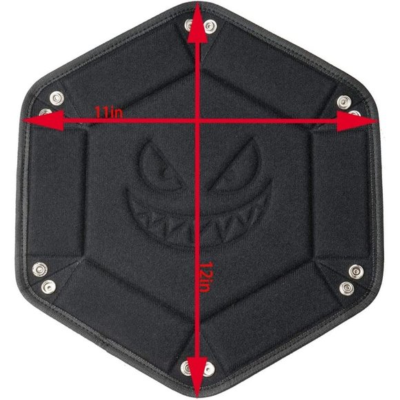 Brappo Dice Tray Set Foldable Dice Trays Hexagon Dice Rolling Tray Eva Dice Hold - Picture 5 of 7